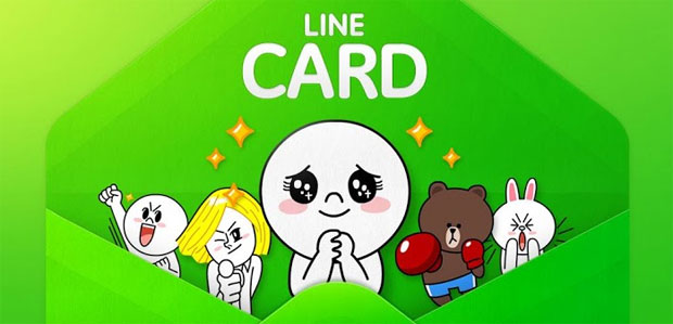 Lineでかわいいグリーティングカードが送信できる Line Card